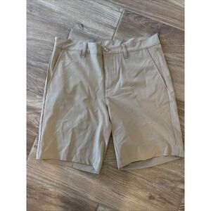 PGA TOUR Shorts, Men's Size 32, Tan, Flat Front, Pockets
